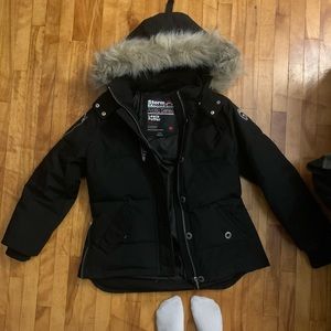 Storm Mountain black winter coat, size Large